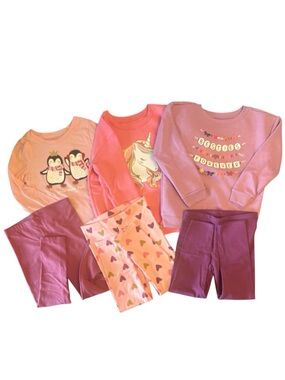 Girls 3T Bundle Pack of 3 - 2 pc play sets- top and bottoms!